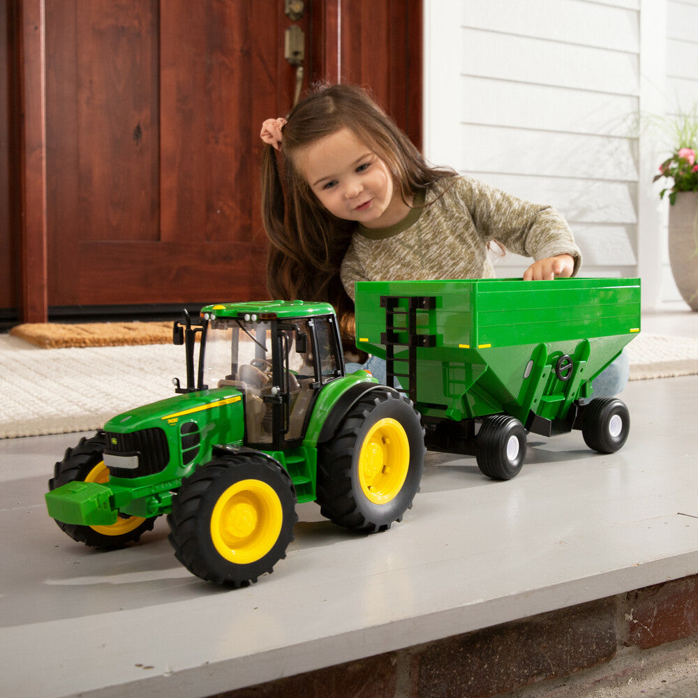 John deere tractor and best sale wagon toy