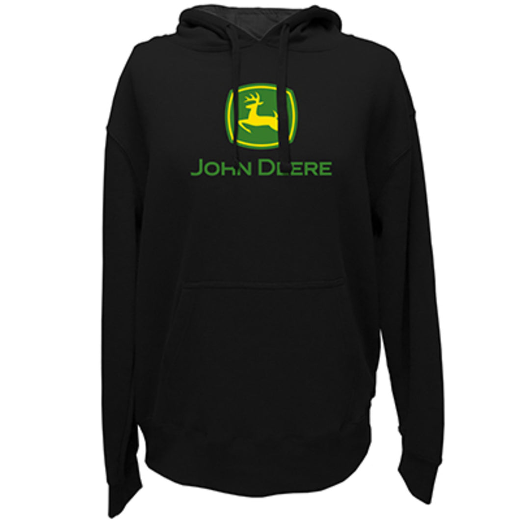 John Deere Black TM Hoodie - Size Medium