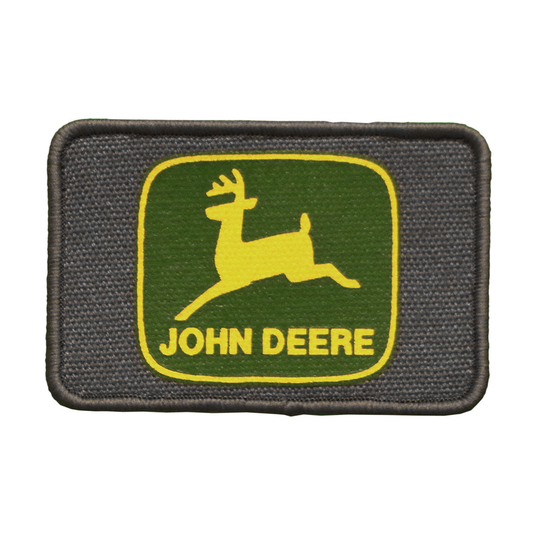 John Deere Mens Tactical Velcro Patch - Charcoal