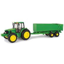 Load image into Gallery viewer, 1/16 John Deere Big Farm Tractor with Wagon
