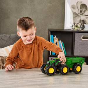 Monster Treads John Deere Tractor with Wagon