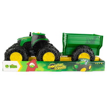 Load image into Gallery viewer, Monster Treads John Deere Tractor with Wagon
