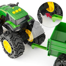 Load image into Gallery viewer, Monster Treads John Deere Tractor with Wagon
