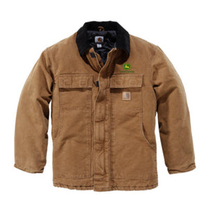 Carhartt Brown Collar Jacket AG logo - XL Tall