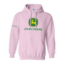 Load image into Gallery viewer, John Deere Heavy Hoodie Sweatshirt, Pink - Size 2XL

