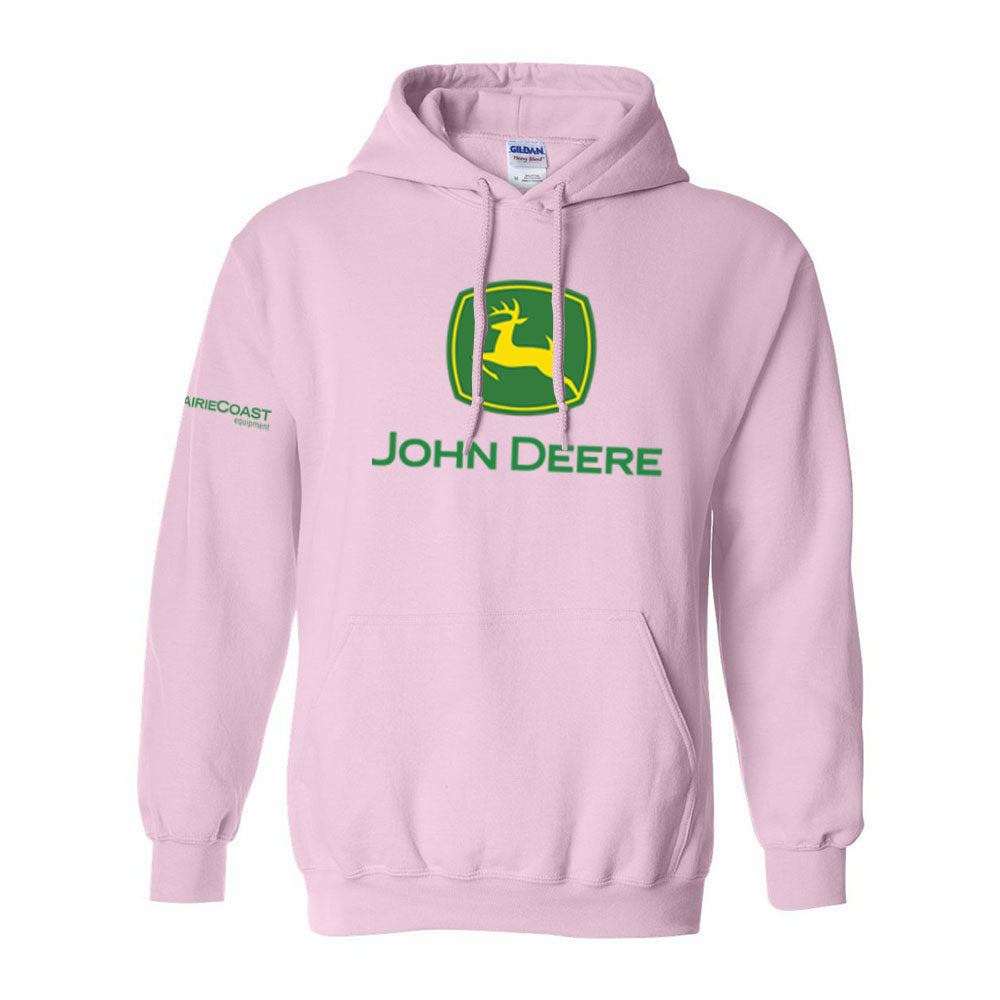 John Deere Heavy Hoodie Sweatshirt, Pink - Size 2XL