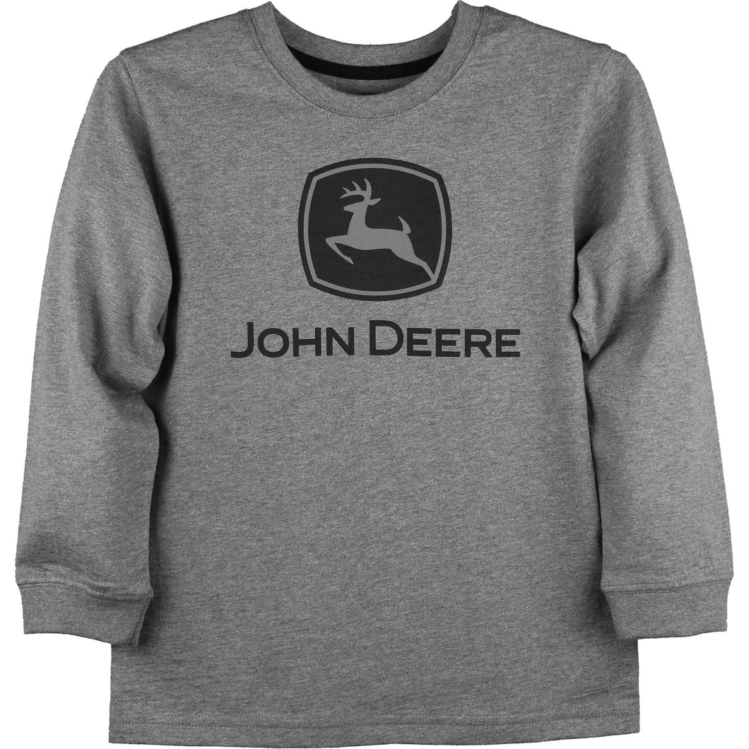 John Deere Boys Youth Logo Long Sleeve