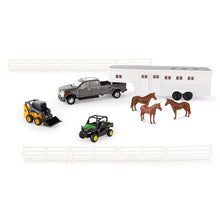 Load image into Gallery viewer, 1/32 John Deere Horse Trailer Hobby Set
