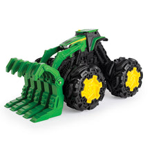 Load image into Gallery viewer, John Deere Monster Treads 10&quot; Rev Up Tractor
