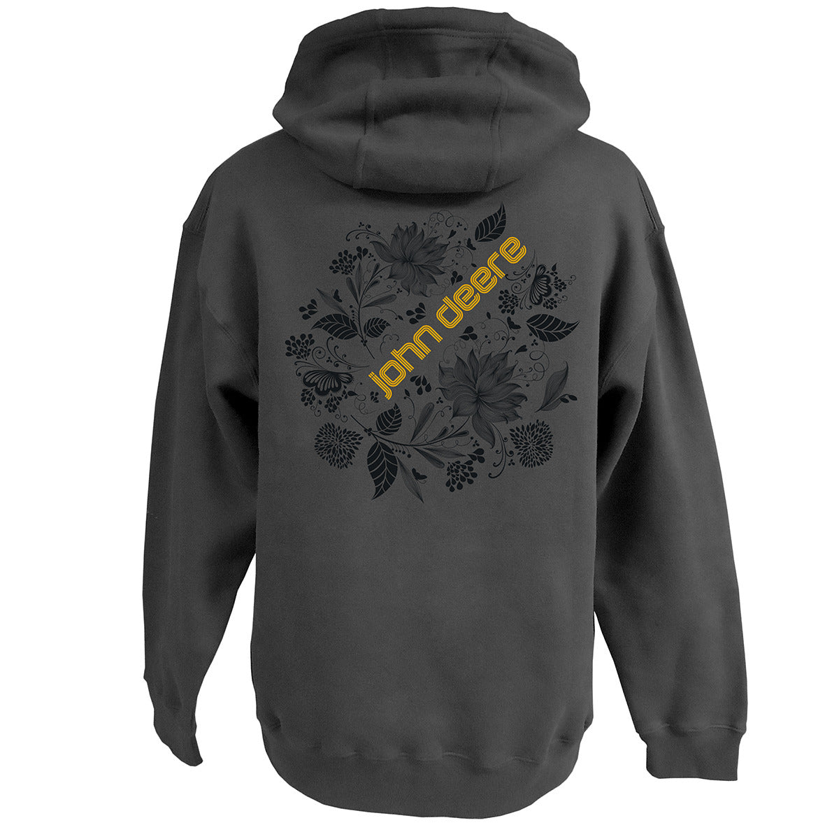 John Deere Womens CH Tonal Flowers Hoodie XL PrairieCoast equipment