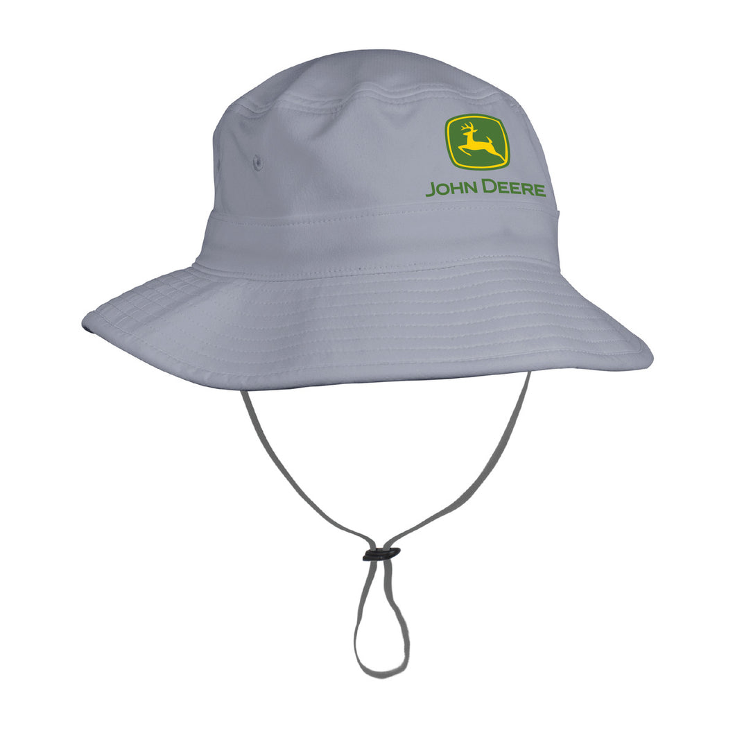 Grey John Deere Bucket Hat