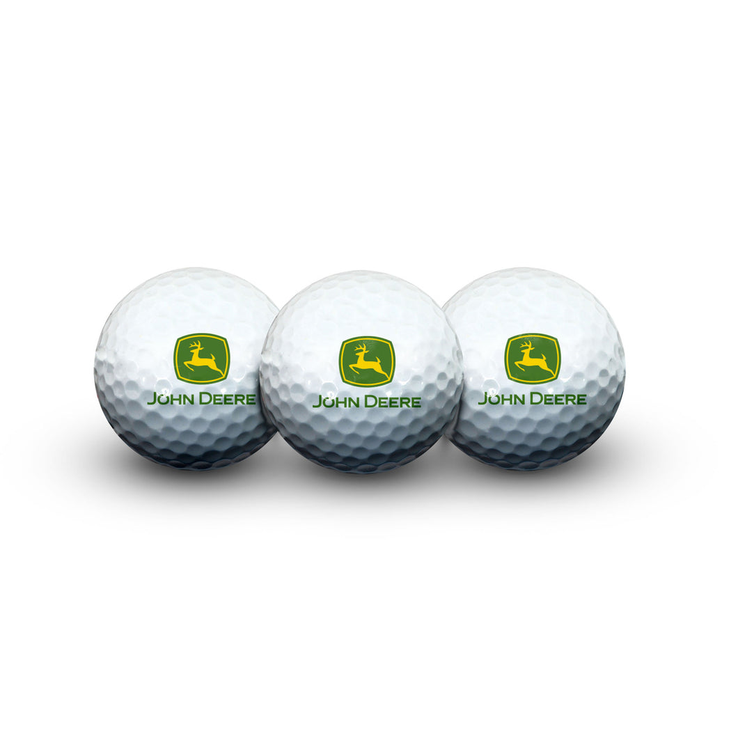 3 Pack Golf Balls with John Deere logo