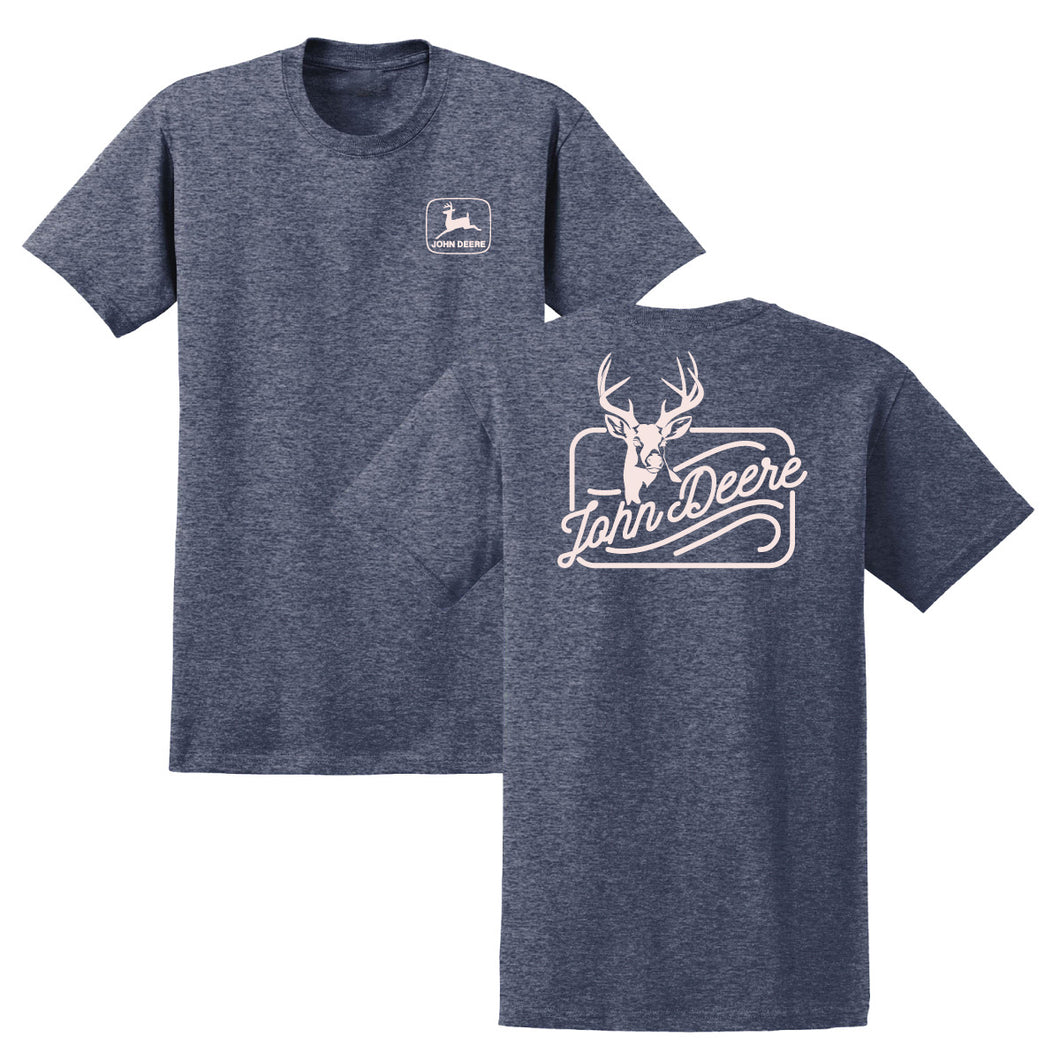Mens NV Buck & Deere Script SS Tee, Medium