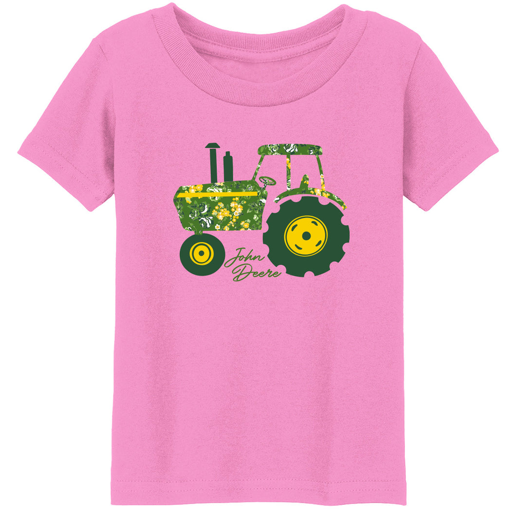 Youth HP Floral Tractor SS Tee, Small