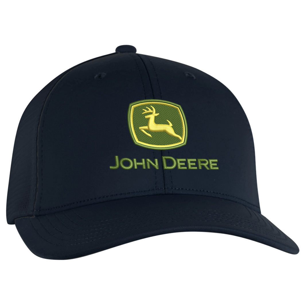 Ahead Hugo Fitted Hat - Green/Yellow John Deere Emblem