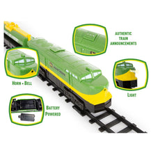 Load image into Gallery viewer, John Deere Battery Operated Train Set
