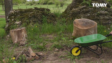 Load and play video in Gallery viewer, Kids John Deere Steel Wheel Barrow
