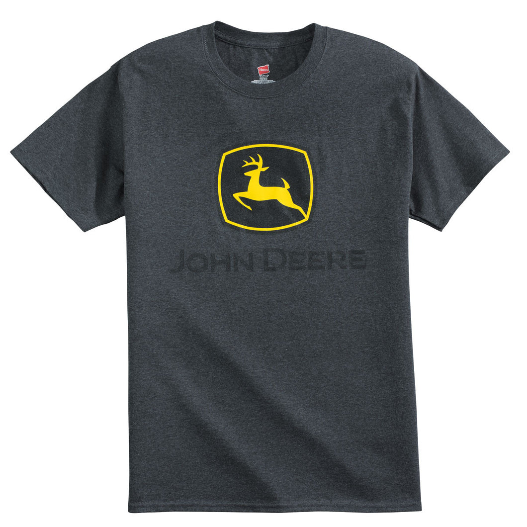 John Deere Mens Charcoal T-Shirt - SMALL