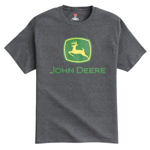 John Deere Mens Grey T-Shirt - LARGE