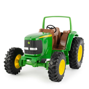 Tough built sandbox tractor with diecast hood
