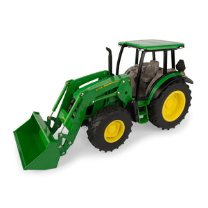 Die-cast steerable front loader