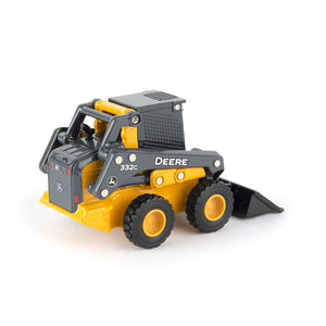 Die cast skid steer with moveable boom