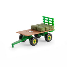 Load image into Gallery viewer, John Deere Hay Wagon with bales
