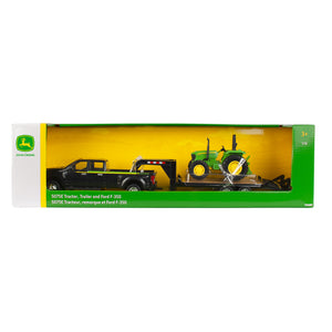 Truck with tractor and trailer in packaging