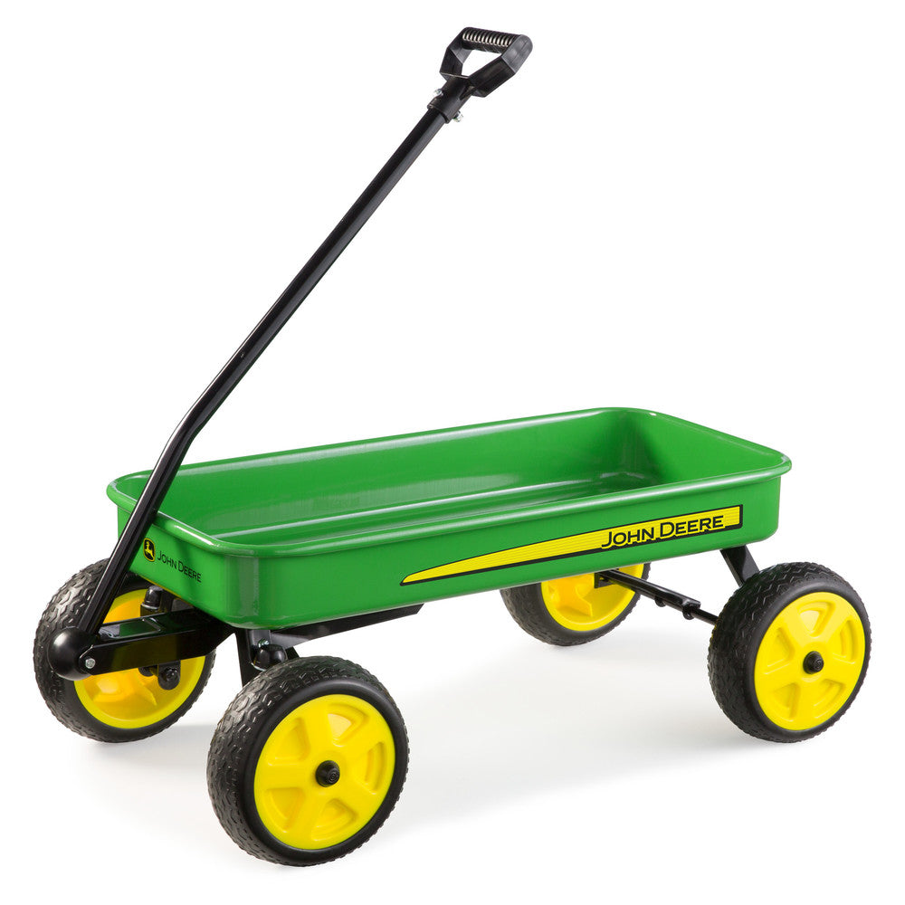 Steel wagon with smooth wheels
