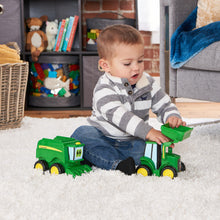 Load image into Gallery viewer, Baby playing with tractor
