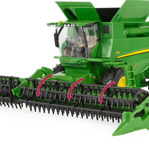 1/32 John Deere S780 Combine Harvesting Set With 7290R Tractor