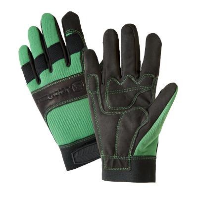Synthetic leather & foam padded palm gloves