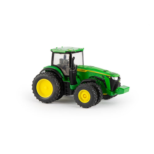 Die-cast tractor with dual fronts and rears