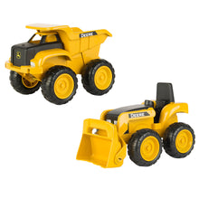 Load image into Gallery viewer, 6 Inch John Deere Construction Vehicle 2 Pack

