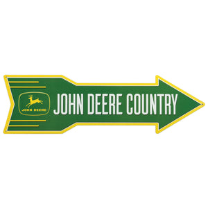 Metal Arrow John Deere Country Sign