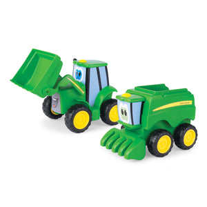 Character set with tractor and combine