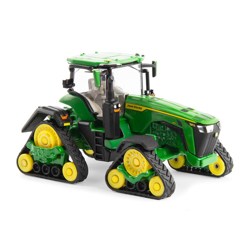 Die-cast tractor with front and rear tracks