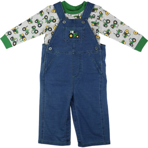 Overalls with tractor long sleeve