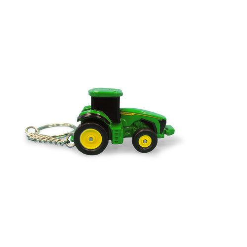 Miniature die-cast tractor on chain