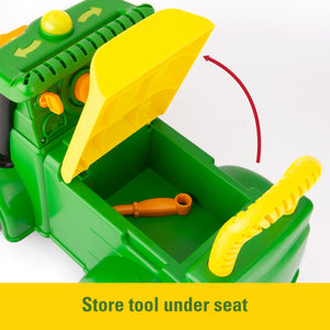 Store toys and tools under seat