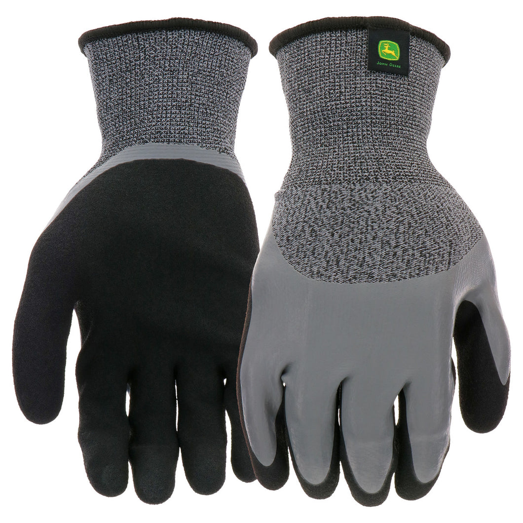 Grey Slip On Gloves
