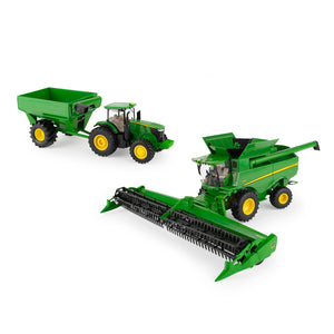 1/32 John Deere S780 Combine Harvesting Set With 7290R Tractor