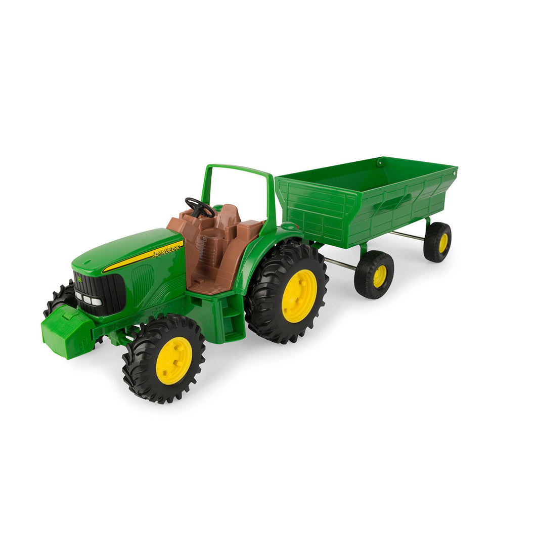 1/16 John Deere Tractor with Wagon Set